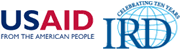 USAID and International Relief & Development logos